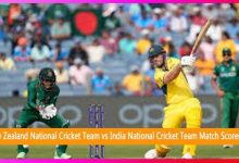 New Zealand National Cricket Team vs India National Cricket Team Match Scorecard